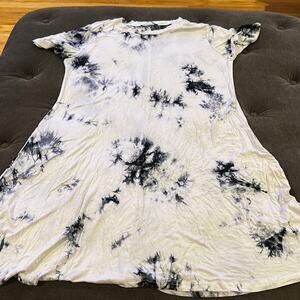 Zero city tshirt tie dye dress size XL NWOT